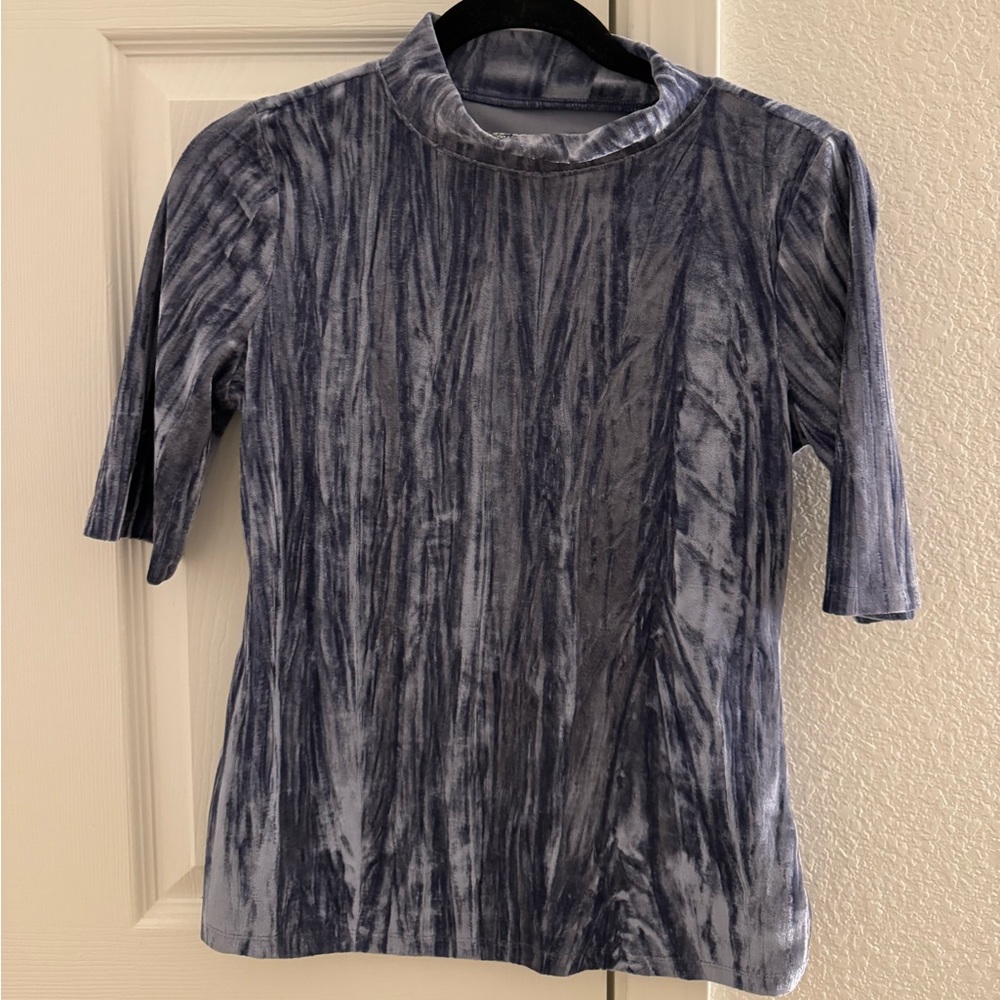 Anthro Velvet Top